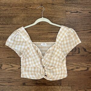 Vestique Women's Checkered Top